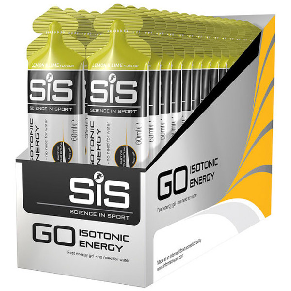 SiS Go Isotonic Energy Gel Citroen&Limoen 60ml 30x - Afbeelding 1