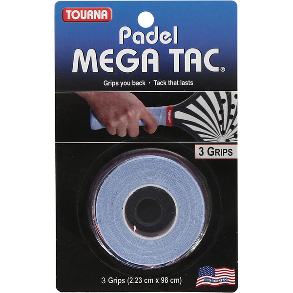 Tourna Padel Mega Tac Overgrip 3 Pcs. Blue - Afbeelding 1